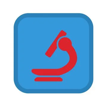 Microscope Icon. Stock Illustration