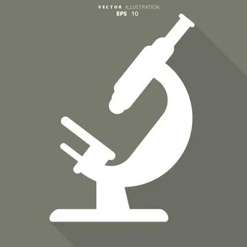 Microscope icon 스톡 일러스트