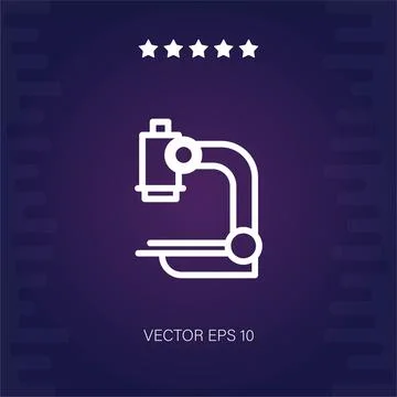 Microscope  icon Stock Illustration