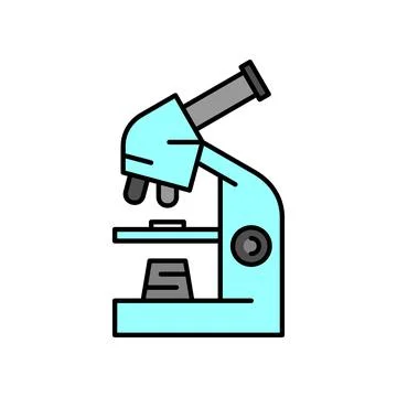 Microscope icon 스톡 일러스트