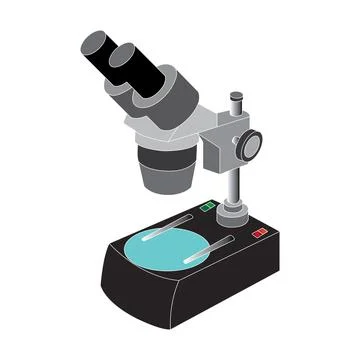 Microscope icon Stock Illustration