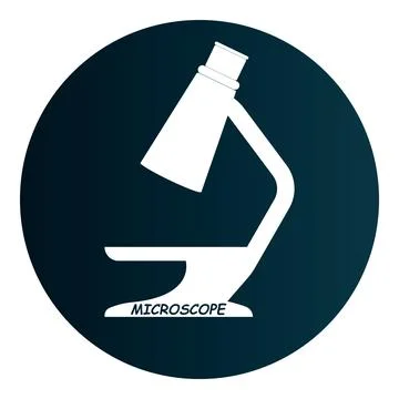 Microscope icon 스톡 일러스트