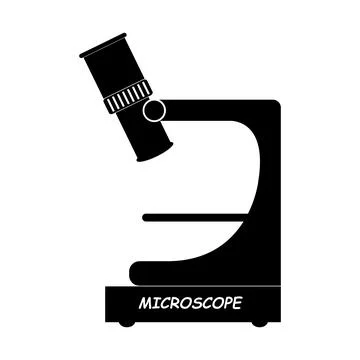 Microscope icon Illustrazione stock