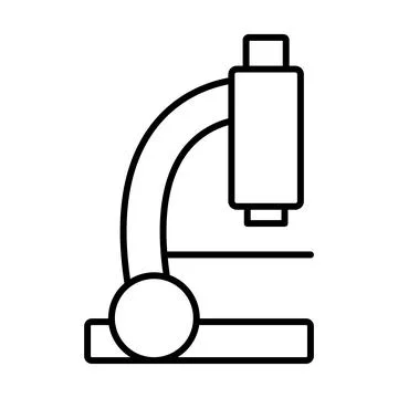 Microscope icon image Stock Illustration