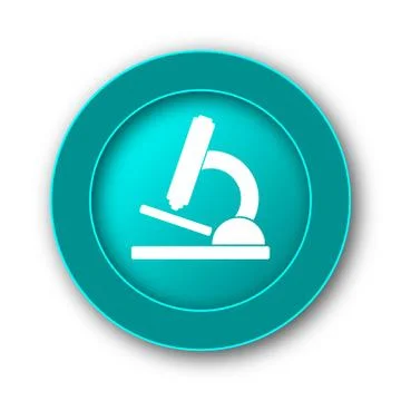  Microscope icon. Internet button on white background. Stock Illustration