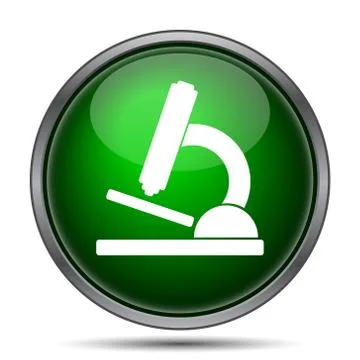 Microscope icon. Internet button on white background.. Stock Illustration