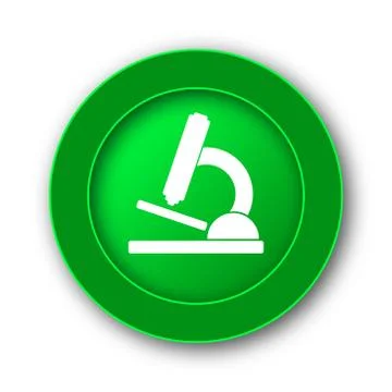 Microscope icon. Internet button on white background.. Stock Illustration