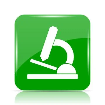 Microscope icon. Internet button on white background.. Stock Illustration