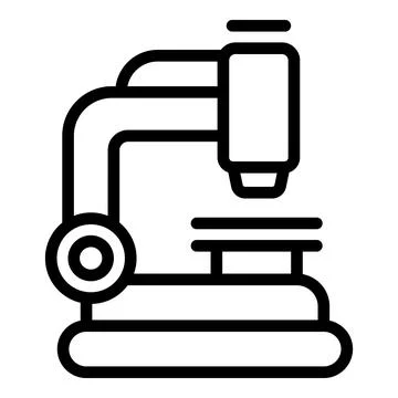 Microscope icon outline vector. Cardiac care イラスト素材