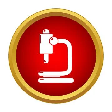 Microscope icon representing science research and discovery イラスト素材