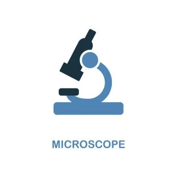 Microscope icon. Simple element illustration. Microscope pixel perfect icon Stock Illustration