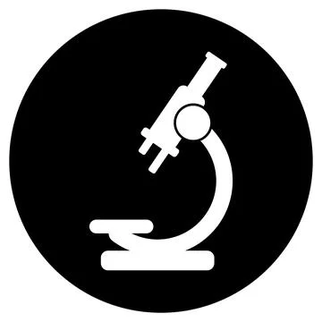 Microscope icon vector Stock Illustration