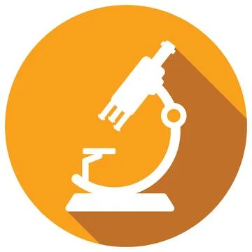 Microscope icon vector Stock Illustration