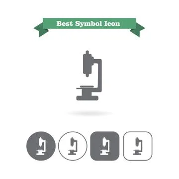Microscope icons Stock-Illustration