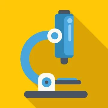 Microscope illustrating science research and biology exploration Stock Illustration