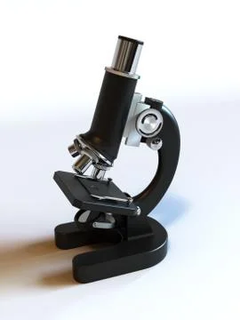 Microscope Stock Illustration