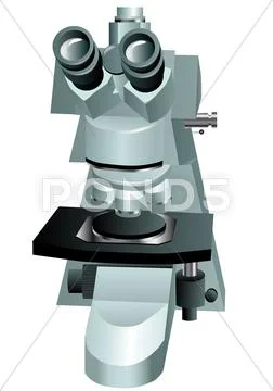 Microscope Stock Illustration