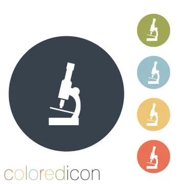 Microscope. Stock Illustration
