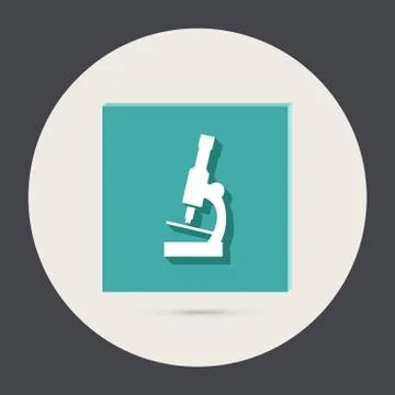Microscope. Stock Illustration