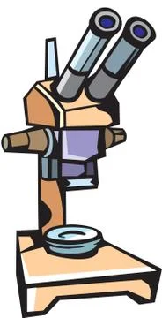 Microscope Stock Illustration