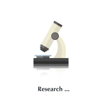 Microscope Stock Illustration