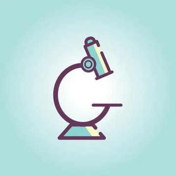 Microscope 스톡 일러스트
