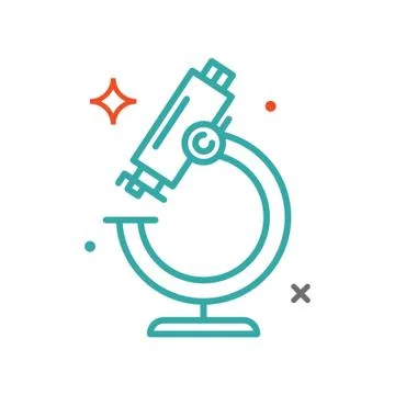 Microscope Stock Illustration