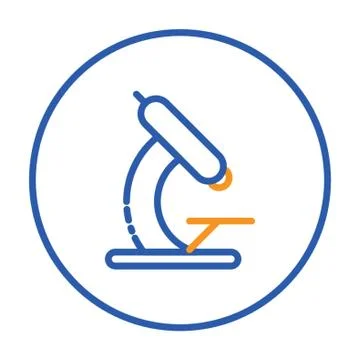 A Microscope Illustration Stock Illustration