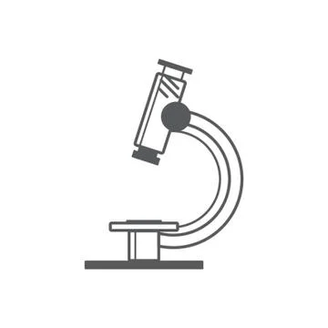 A Microscope Illustration Stock Illustration