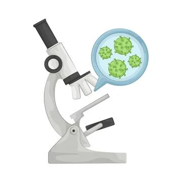 Microscope Illustration Stock Illustration
