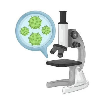 Microscope Illustration イラスト素材