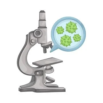 Microscope Illustration イラスト素材