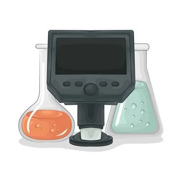 Microscope Illustration イラスト素材