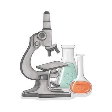 Microscope Illustration イラスト素材