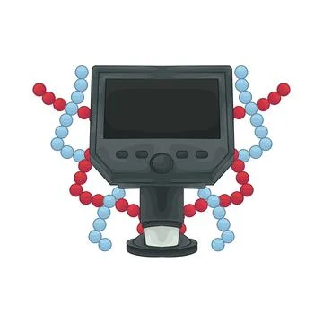 Microscope Illustration イラスト素材