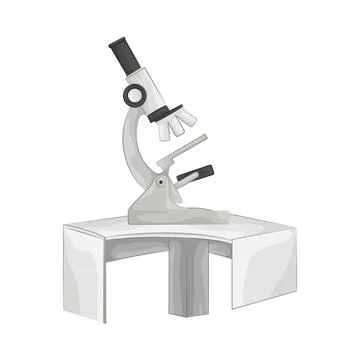 Microscope Illustration 스톡 일러스트