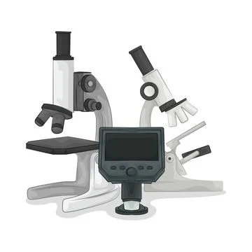 Microscope Illustration イラスト素材