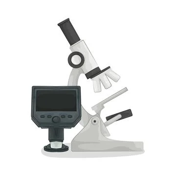 Microscope Illustration Stock Illustration