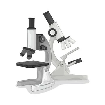 Microscope Illustration Stock Illustration