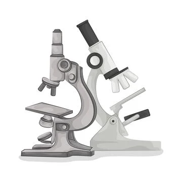 Microscope Illustration Stock Illustration