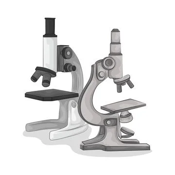 Microscope Illustration Stock Illustration