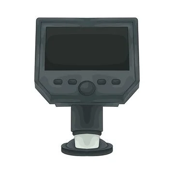 Microscope Illustration 스톡 일러스트