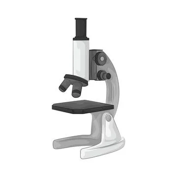 Microscope Illustration Stock Illustration
