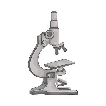 Microscope Illustration Stock Illustration