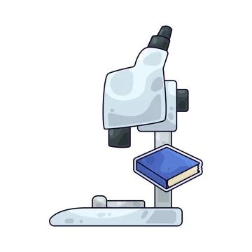 Microscope illustration Stock Illustration