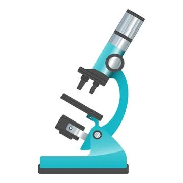 Microscope. Illustration Isolated On A White Background. Vector Illustration. Stock Illustration