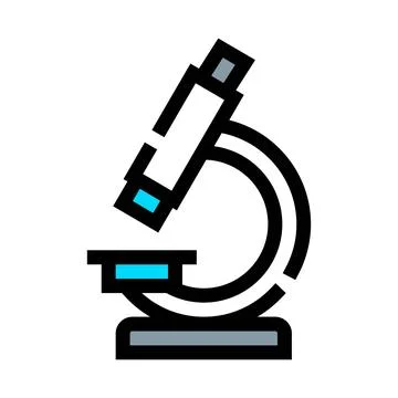 Microscope instrument facilitating scientific research and discovery Stock Illustration