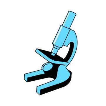 Microscope isolated sign Stock Illustration