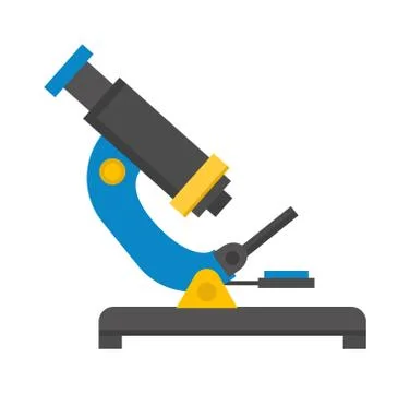 Microscope isolated vector illustration Stock Illustration