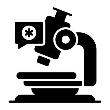 Microscope, lab equipment, Modern concepts flat design, Premium quality vec.. Illustrazione stock